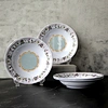 white melamine soup plates